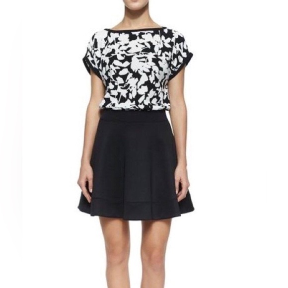 Kate Spade Leafy Floral Cap Sleeve Top Size 0 - Picture 1 of 12